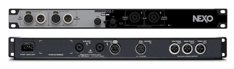 Procesador digital para las serie PS, LS, ID y M6. conexión con protocolo Dante para dos canales.(Touring)